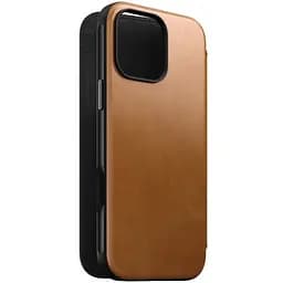 Шкіряний чохол-книжка Nomad Modern Leather Folio Case English для iPhone 16 Pro Max (NM01673385) - мініатюра 2