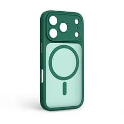 Чехол для Apple iPhone 17 Pro, Lush MagCase, зеленый, противоударная панель-накладка из TPU и PC, полупрозрачный чехол с MagSafe (с магнитом), с защитой камеры, поддержка беспроводной зарядки, защита всего корпуса, ArmorStandart (ARM87491) - мініатюра 2