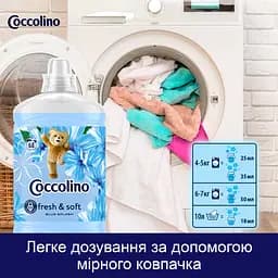 Кондиціонер для білизни Coccolino Fresh & Soft Зелене яблуко троянда та сандал 1.7 л (64881105) - мініатюра 7