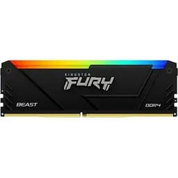 Модуль пам'яті для комп'ютера DDR4 32GB (2x16GB) 3200 MHz Beast RGB Black Kingston Fury (ex.HyperX) (KF432C16BB12AK2/32WP) - мініатюра 3
