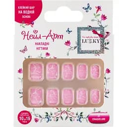 Дитячі накладні нігті Lukky Graduelure багаторазові 10 шт. (T20796)