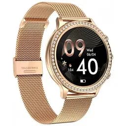 Розумний жіночий наручний смарт-годинник Uwatch Smart IQ Girl Gold