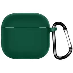 Чехол-накладка DK для Apple AirPods 4 | Silicone Candy Friendly с карабином (green)