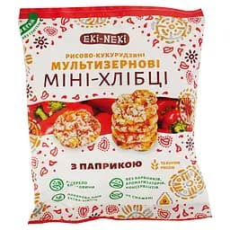 Мини-хлебцы Eki-Neki рисово-кукурузные с паприкой 40 г (850461)
