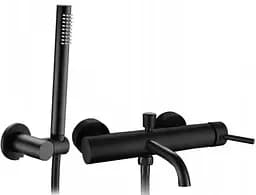 Смеситель для ванны и душа Rea Lungo black черный REA-B6634 Черный