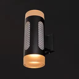 Світильник Brille фасадний LED 7W+4W IP65 NW Black (PL-30/30) - мініатюра 4