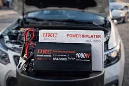 Перетворювач напруги 12 V-220 V UKC 1000 Вт з чистою синусоїдою / автомобільний інвертор 12 в 220 В з цифровим дисплеєм та USB виходом
