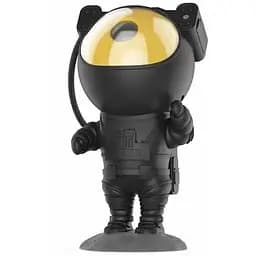 Ночной проектор Космонавт-Астронавт звездное небо на потолке с пультом с 8 режимами проекции 5 уровней яркости таймер 45-90 мин Черный