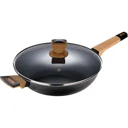 Сотейник з кришкою Bergner Earth Black 28 см (BG-34628-BK)