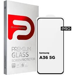 Защитное стекло ArmorStandart Full Pro Glass для Samsung A36 5G Black (ARM82213) [125955]