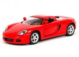 Коллекционная машинка Porsche Carrera GT KT5081W инерционная Red