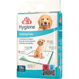 Пелюшки 8in1 Training Pads для собак, 56х56 см, 14 шт.