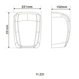 Сушарка для рук HOTEC 11.233 Stainless Steel - мініатюра 4