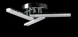Люстра стельова LED Splendid Ray LT8007/3, 80W, хром, білий, сучасний стиль, з пультом, 3 лампи, димер, 47 см