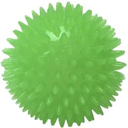 Іграшка для собак Croci серія Glow Спайкібол люмінесцентний високоміцна гума 9 см