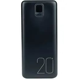 Портативный аккумулятор с кабелем XO PR185 20000 mAh черный