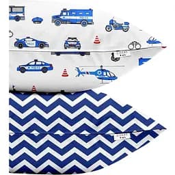 Набір наволочок Cosas Fire Truck 50х70 см (SetPillow_FireCars_ZigGrey_50х70)