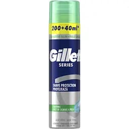 Гель для гоління Gillette Series Для чутливої ​​шкіри з алое вера 240 мл