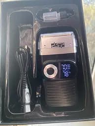 Електробритва DSP-60088 чоловіча акумуляторна сіткова для сухого бриття з висувним триммером та LED дисплеєм 1400 mAh 5 Вт Чорний - мініатюра 8