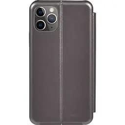 Чохол-накладка Toto Book Rounded Leather Case Apple iPhone 11 Pro Gray