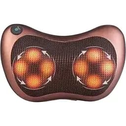 Автомобільний масажер-подушка для шиї XPRO Massage pillow CHM-8028 роликовий коричневий (MER-13123_329)