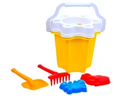 Пісочний набір із відром Цветочек №2 Бамсик, 20x24 см, 012/5