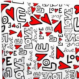 Подарочная бумага С Любовью/Свадебная 35