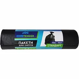 Мешки для мусора Mega Tender, стандарт, 160 л, 10 шт.