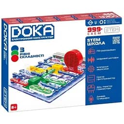 Электронный конструктор Doka 999+ Схема школа D70708 звук