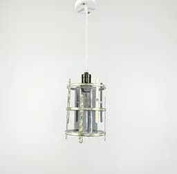 Світильник лофт із позолоченим корпусом Line.F Колір плафона Янтарний