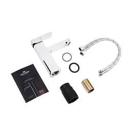 Змішувач для раковини Kroner KRM Ems - C010 CV017355 Хром - мініатюра 7