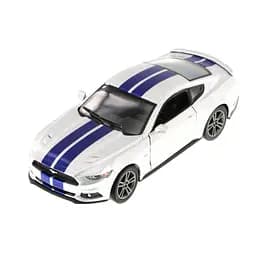 Машинка Ford Mustang GT (2015) Kinsmart KT5386FW, 1:38 Сріблястий