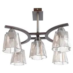 Люстра стельова Brille класична E14 40W BR (LK-516C/5)