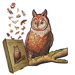 Пазл деревянный Надзиратель Леса, А3, Картонная коробка 200 элементов