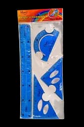 Линейка "Гибкая" 4пр/наб ST00302 (6920141324213) синий