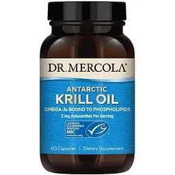 Жирні кислоти Dr. Mercola Antarctic Krill Oil 60 капсул