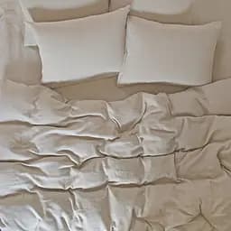 Комплект постільної білизни Barine вафельна Waffle Євро бежевий 000165562