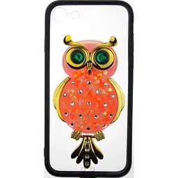 Чохол-накладка Toto TPU Case Decorative Stones iPhone 7/8/SE 2020 Owl Black