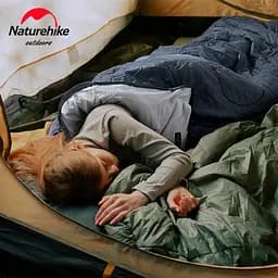 Спальник з капюшоном Naturehike Y150 NH21MSD08 Лівий (Темно-блакитний) - мініатюра 4
