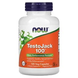 Стимулятор тестостерона Testo Jack 100 120 вегакапсул NOW fit0012889