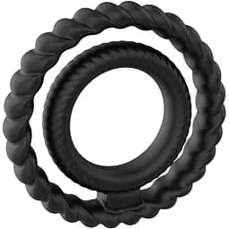 Двойное эрекционное кольцо Dorcel Dual Ring 5.7 см черный