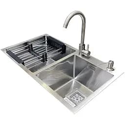 Комплект мийка + змішувач Romzha Arta Nova U-750D (A)