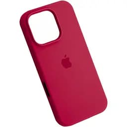 Чохол Silicone Case для Apple iPhone 16 Pro Rose Red AA [115016] - мініатюра 2