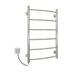 Електрична рушникосушарка Kosser Дуга 800x500/6 EL рег. ДД09ЕL, Хром, Ліве