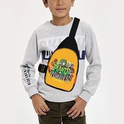 Сумка через плечо детская Растения против зомби 29х17 см сумка слинг для мальчика (02142)