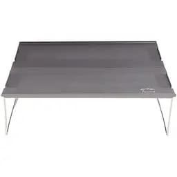 Стіл розкладний алюмінієвий для пікніку Naturehike NH17Z001-L, 34х25 см, сірий