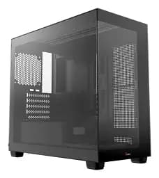 Корпус Ocypus Gamma C52, Black, Mid Tower, без БЖ, для Micro ATX / Mini ITX, 1xUSB 3.0 / 2xUSB 2.0, макс. CPU - 170 мм / GPU - 425 мм, бічна та передня панель із загартованого скла (Gamma-C52-BKD000XX-GL)