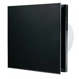 Декоративний малошумний вентилятор Vents 100 Солид чорний сапфир