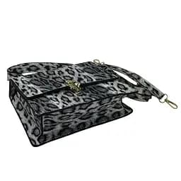 Жіноча сумка через плече крос-боді з екошкіри Lilly P1-369-9075LG Сіро-Леопардовий - мініатюра 11