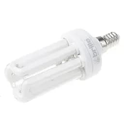 Лампа Brille энергосберегающая PL-4U 15W/827, 9 мм E14 220 В